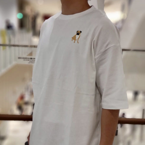 PUGビッグシルエット半袖TEE